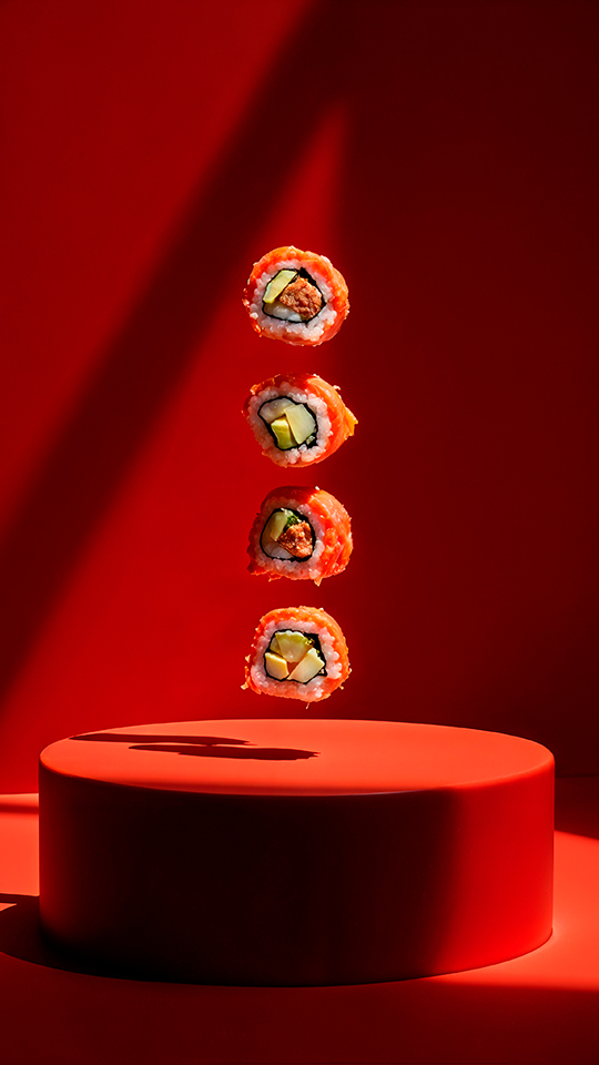 sashimi de salmón